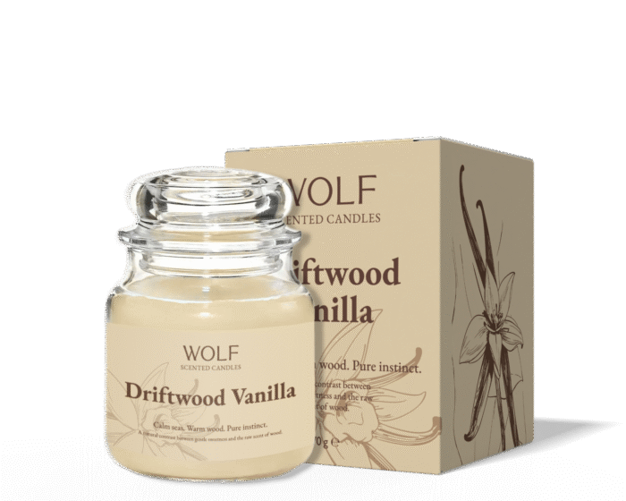 Ambientalna sveča Driftwood Vanilla