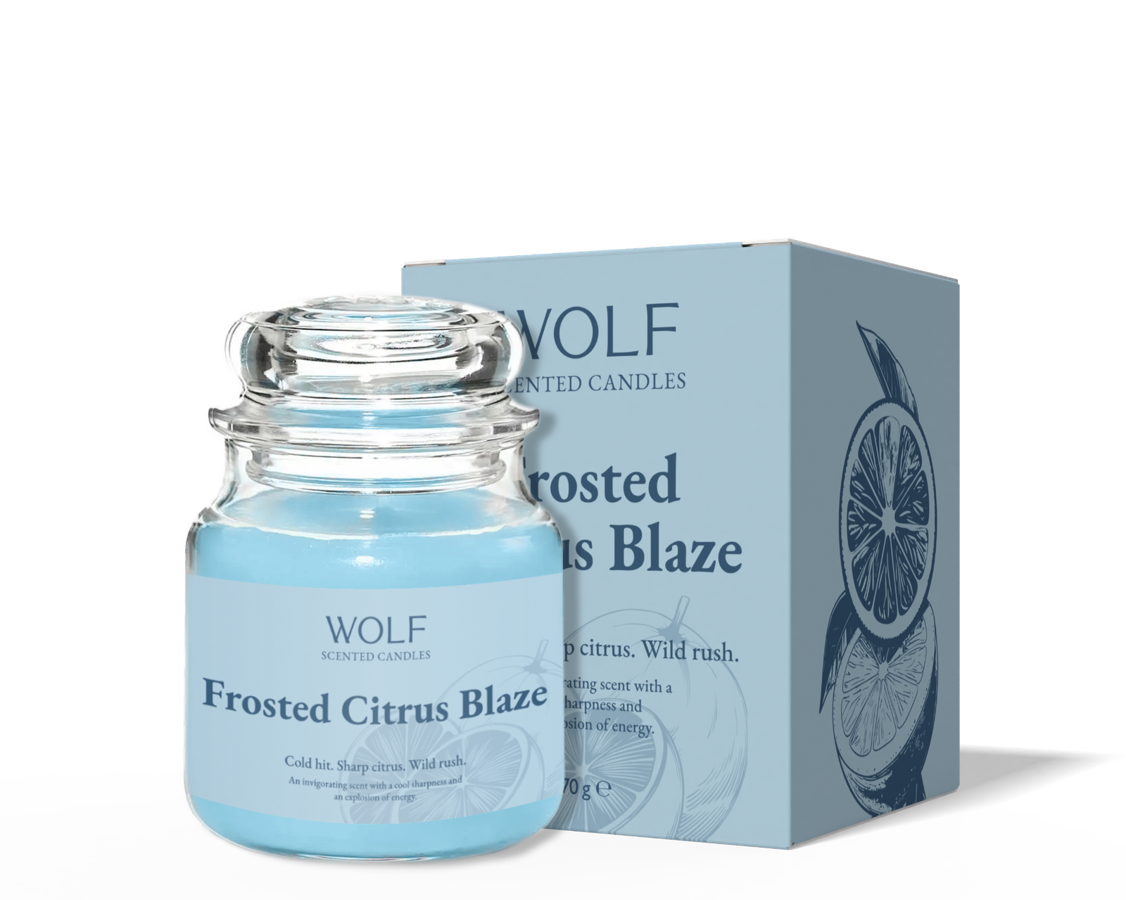 Ambientalna sveča Frosted Citrus Blaze