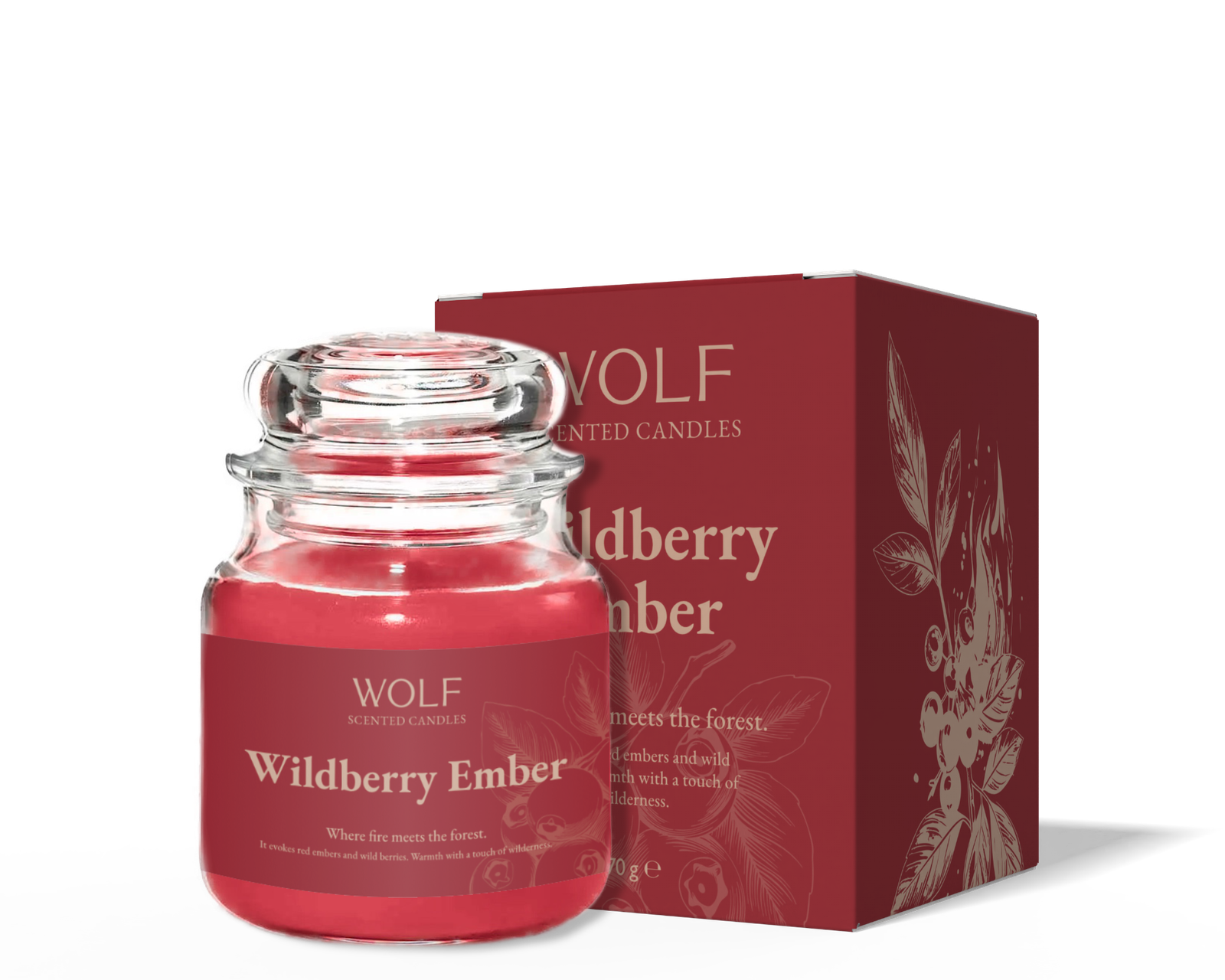 Ambientalna sveča Wildberry Ember